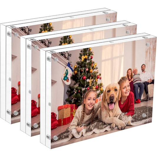 8.5×11" Thick Square Acrylic Photo Frame - NIUBEE