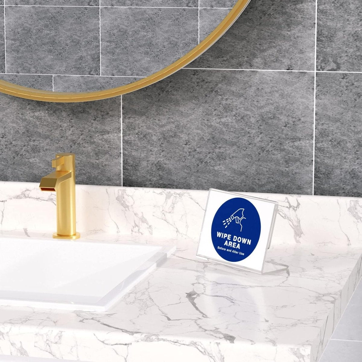 4×6 Acrylic L - Stand Horizontal Sign Holder – 6 Pack - NIUBEE