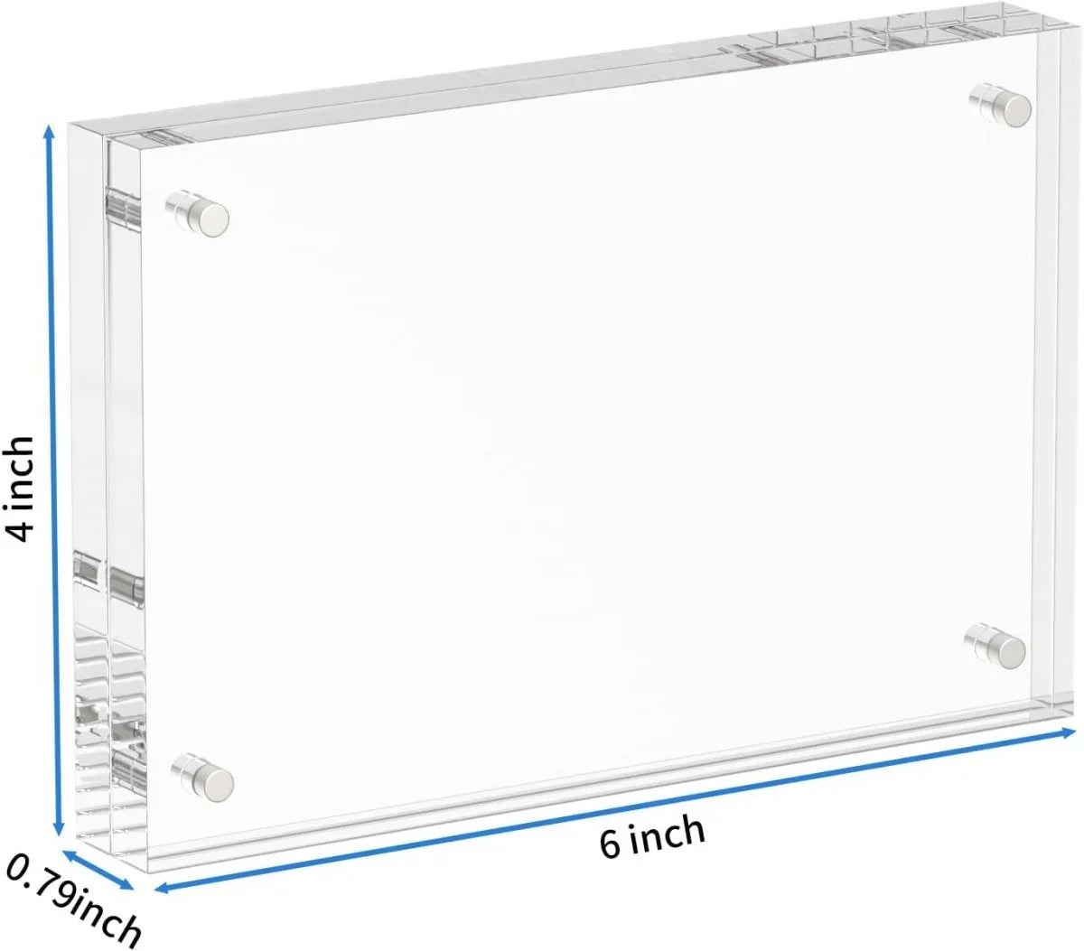 4x6" Thick Acrylic Photo Frame - NIUBEE