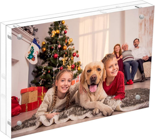 4x6" Thick Acrylic Photo Frame - NIUBEE