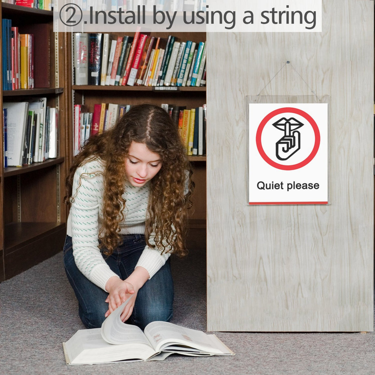 4×6" Wall-Mounted Sign Holder Vertical – 6 Pack