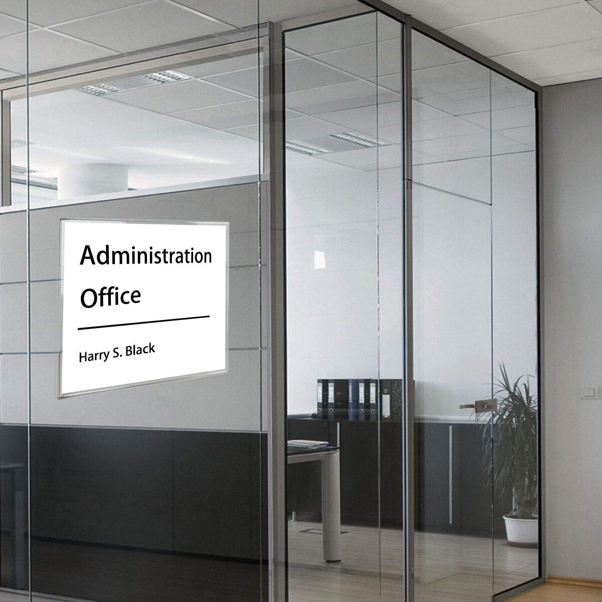 5×7" Adhesive Acrylic Sign Holder Horizontal