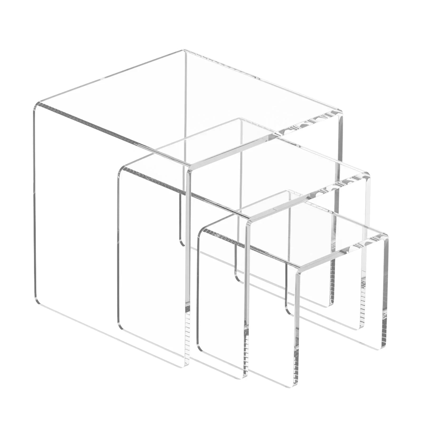 Shop Front Store Riser Acrylic Risers & Display Pedestals for Retail & Home – NIUBEE