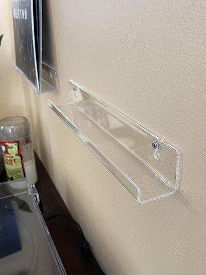 12" Acrylic U - Shaped Vinyl Record Stand – 6 Pack - NIUBEE