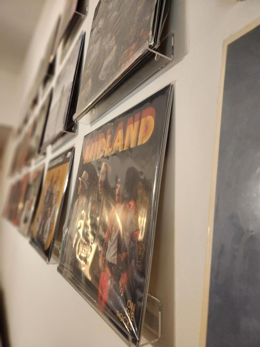 12" Acrylic U - Shaped Vinyl Record Stand – 6 Pack - NIUBEE