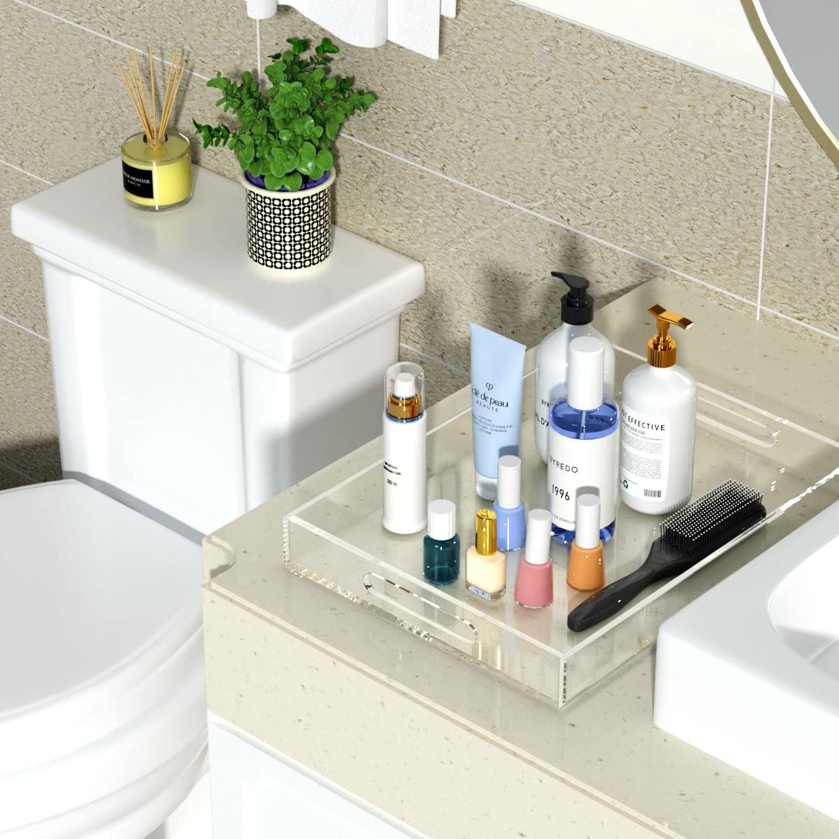 12×16" Clear Acrylic Tray - NIUBEE