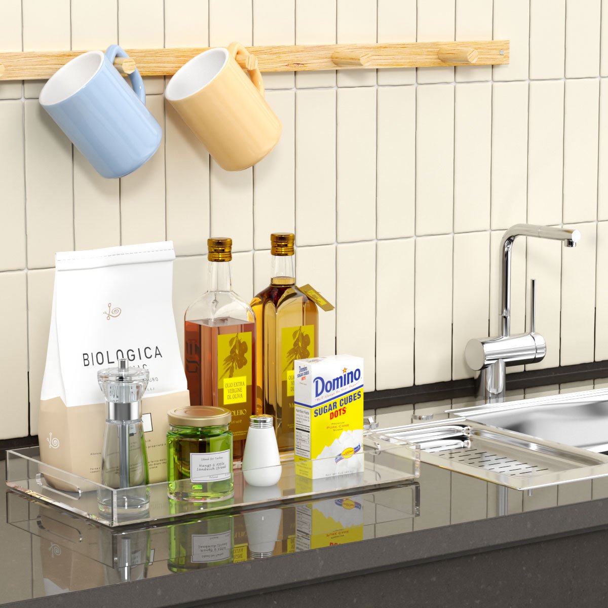 16×20 Clear Acrylic Tray - NIUBEE