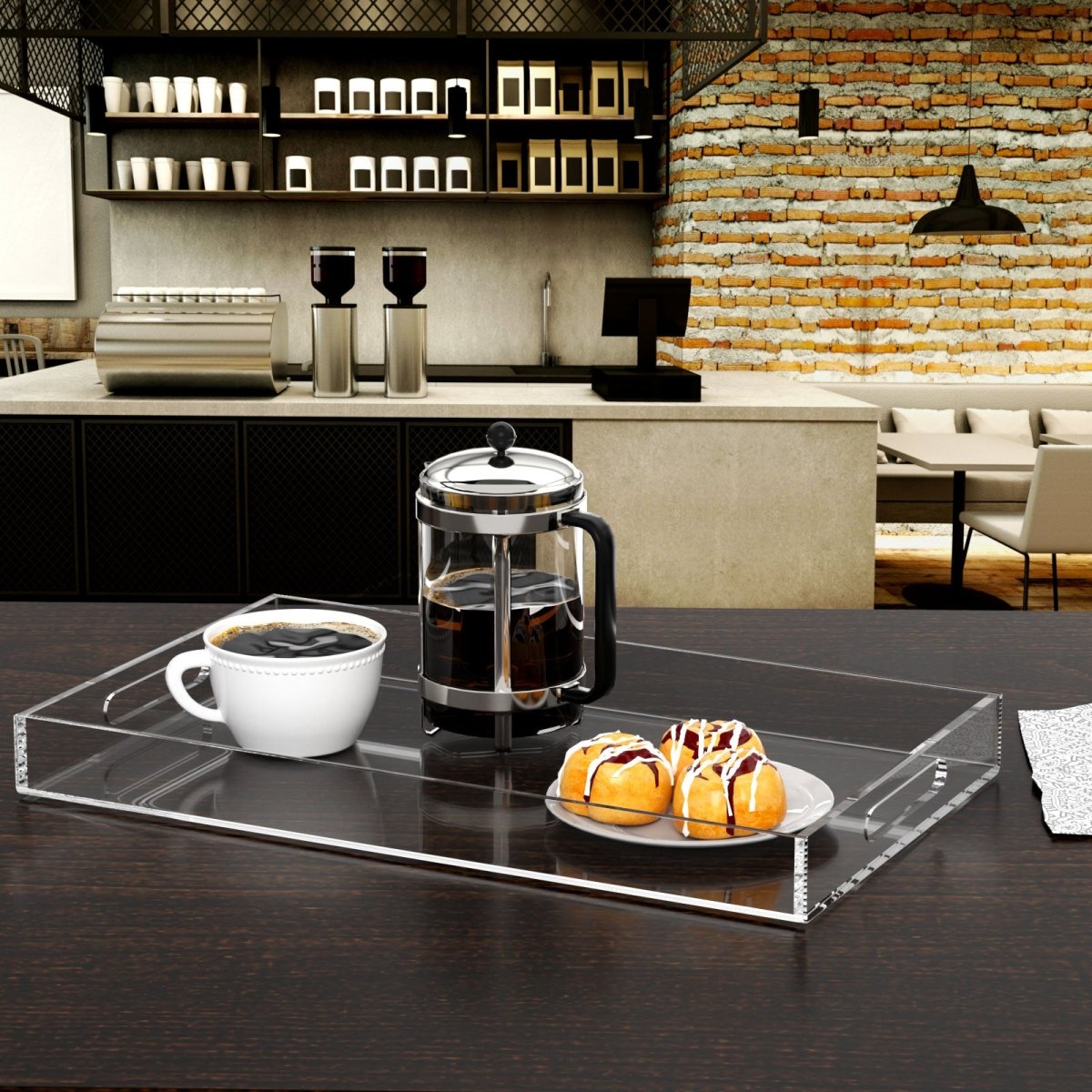 16×20 Clear Acrylic Tray - NIUBEE