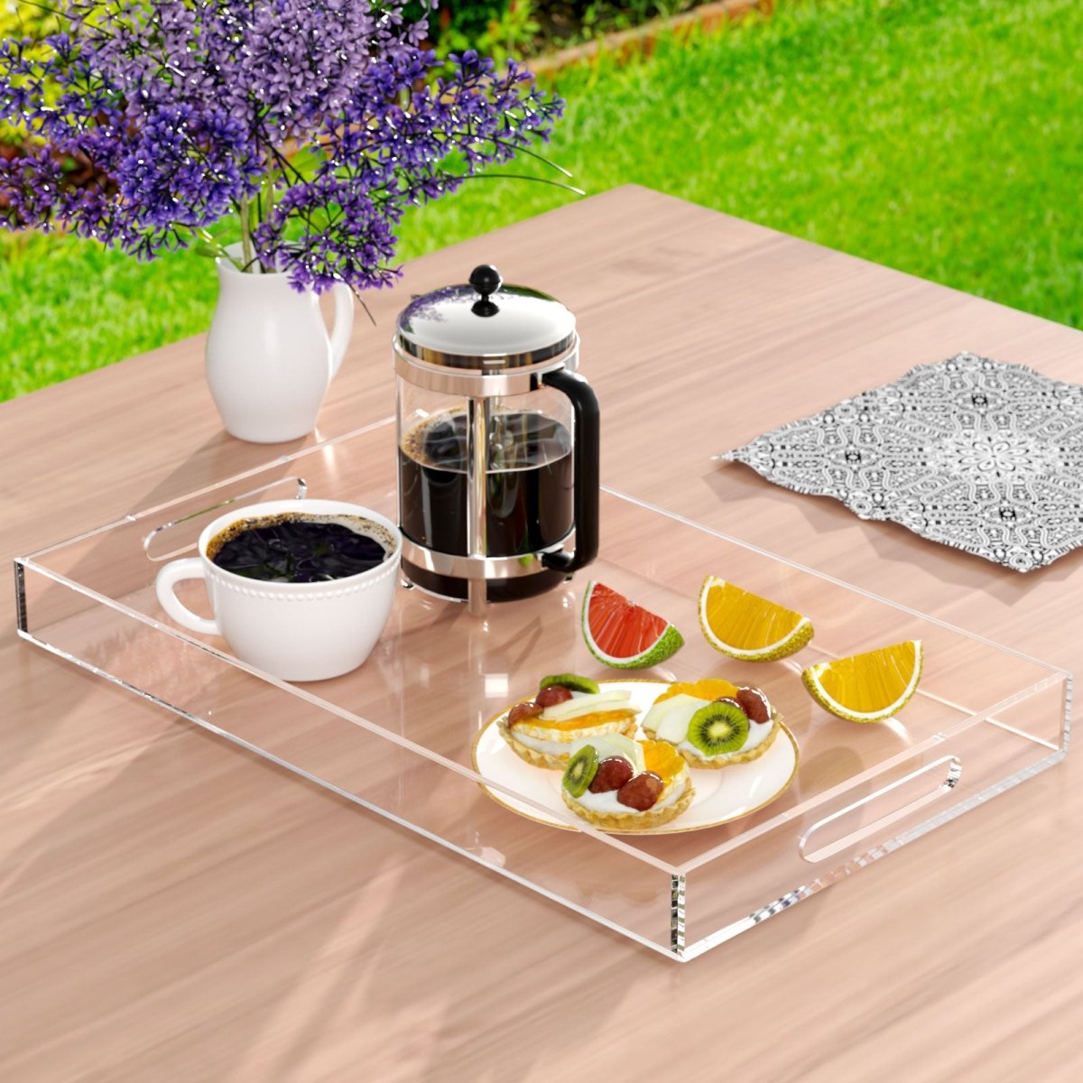 16×20 Clear Acrylic Tray - NIUBEE