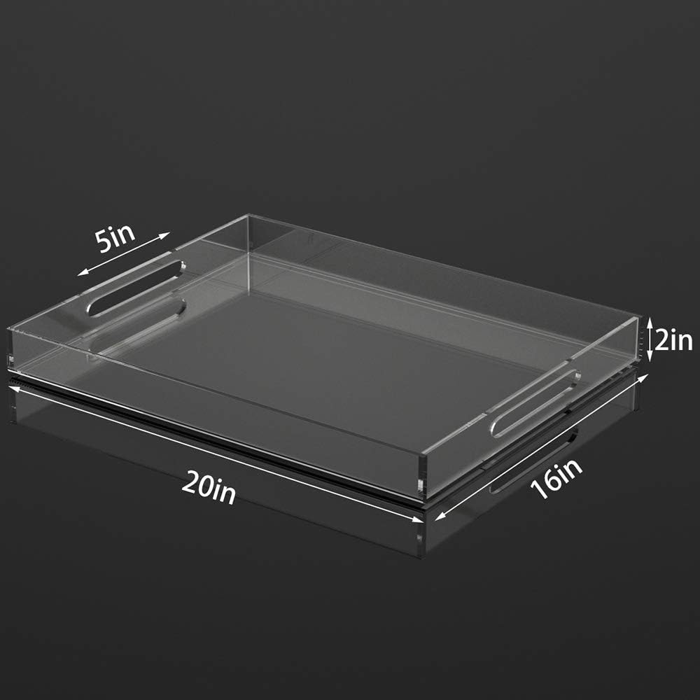 16×20 Clear Acrylic Tray - NIUBEE
