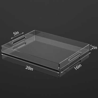 16×20 Clear Acrylic Tray - NIUBEE