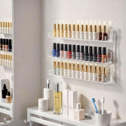 24" Acrylic Nail Polish Rack – 6 Pack - NIUBEE