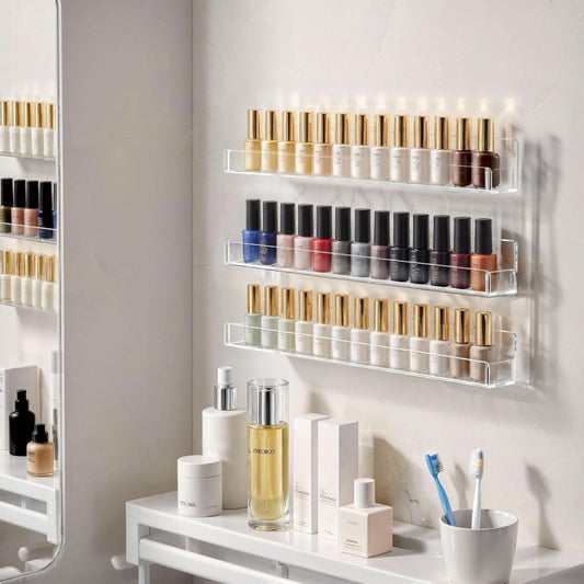 24" Acrylic Nail Polish Rack – 6 Pack - NIUBEE