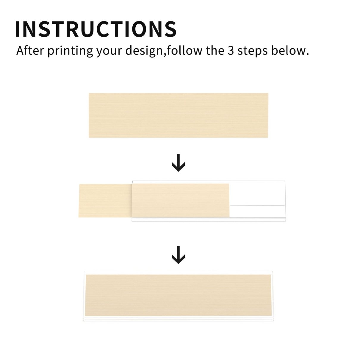 2×8" Acrylic L - Stand Horizontal Sign Holder – 12 Pack - NIUBEE