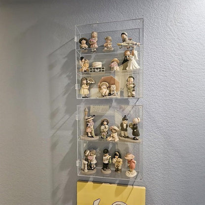 3 - Compartment Acrylic Display Case - NIUBEE