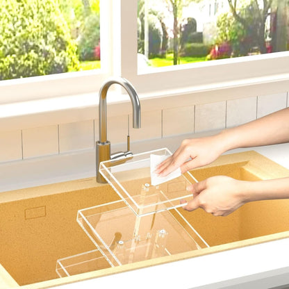 3 - Tier Acrylic Perfume Organizer - NIUBEE