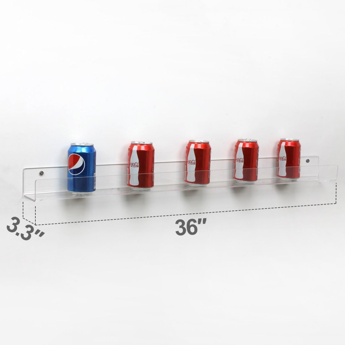 36" Acrylic U - Shaped Display Stand – 2 Pack - NIUBEE