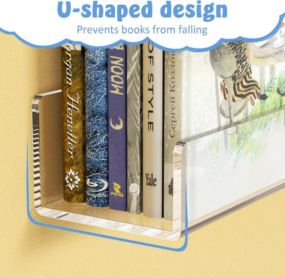 36" Acrylic U - Shaped Display Stand – 2 Pack - NIUBEE