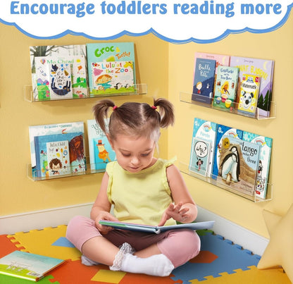 36" Acrylic U - Shaped Display Stand – 2 Pack - NIUBEE