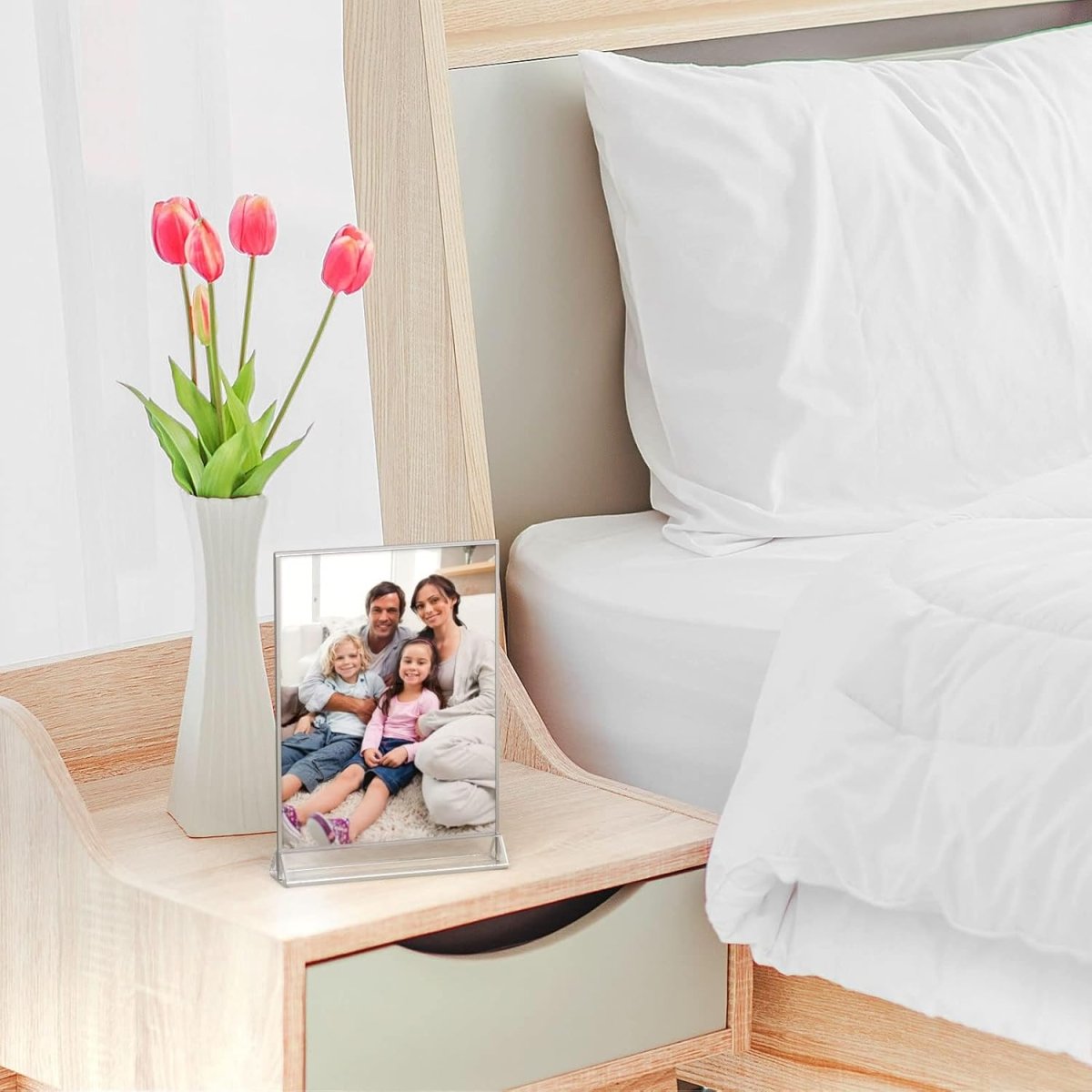 4×6" Silver Silk - Printed Label Sign – 6 Pack - NIUBEE