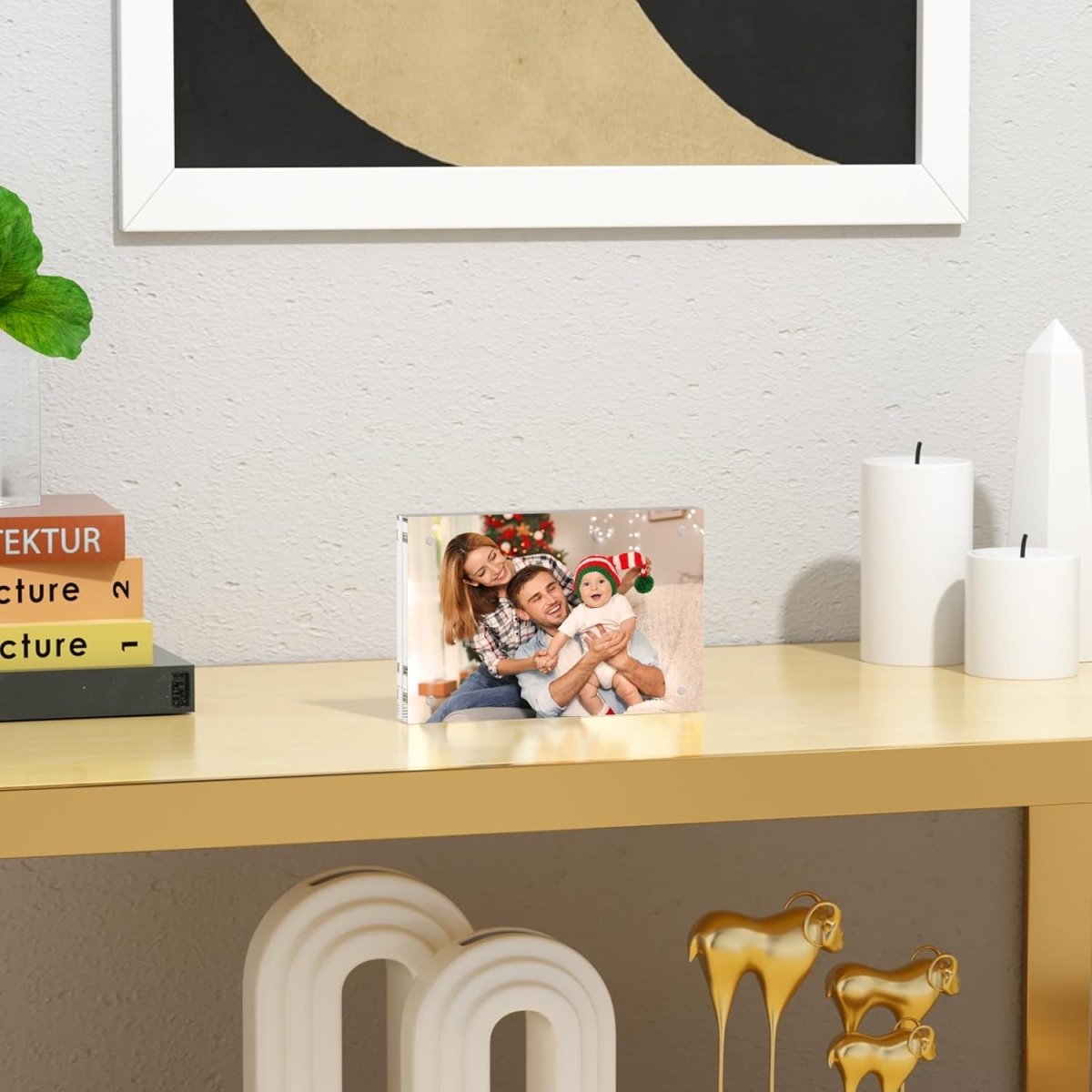 4x6" Thick Acrylic Photo Frame - NIUBEE