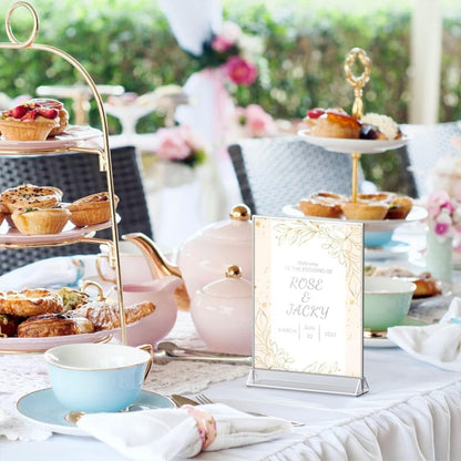 5×7" Silver Silk - Printed Label Sign – 6 Pack - NIUBEE