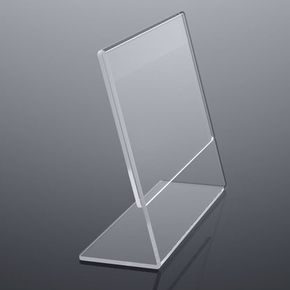 8.5×11" Acrylic L - Stand Horizontal Sign Holder – 3 Pack - NIUBEE