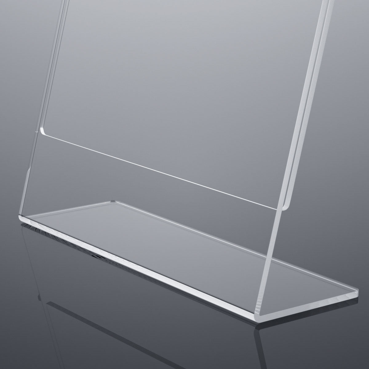 8.5×11" Acrylic L - Stand Horizontal Sign Holder – 3 Pack - NIUBEE