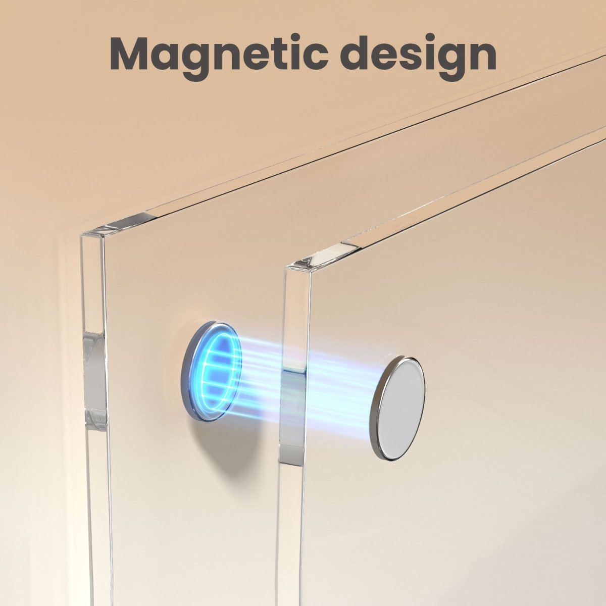 8.5×11" Magnetic Wall Sign Holder – 6 Pack - NIUBEE