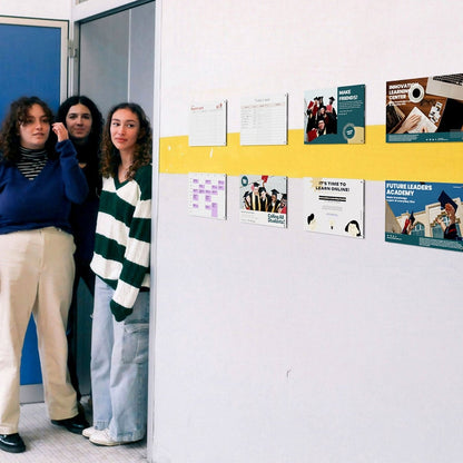 8.5×11" Magnetic Wall Sign Holder – 6 Pack - NIUBEE