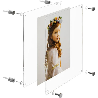 8.5x11" (A4 ) Slim Acrylic Photo Frame - NIUBEE