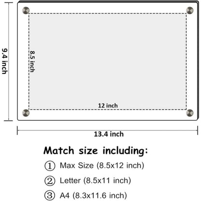 8.5x11" (A4 ) Slim Acrylic Photo Frame - NIUBEE