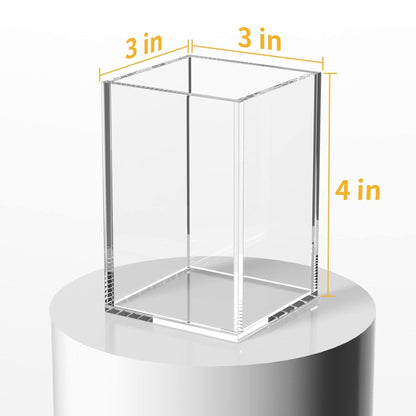 Clear Acrylic Pen Holder – 2 Pack