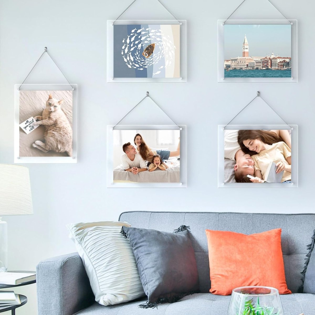 A4 Acrylic Display Photo Frame - Fits 8.5x11" Letter Size - NIUBEE