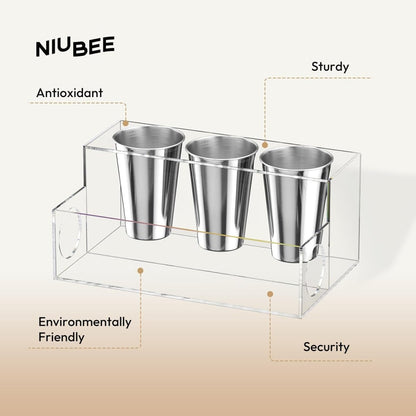 Clear Acrylic Hair Dryer Holder - NIUBEE