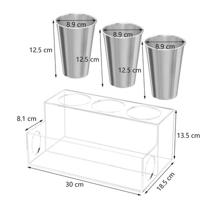 Clear Acrylic Hair Dryer Holder - NIUBEE