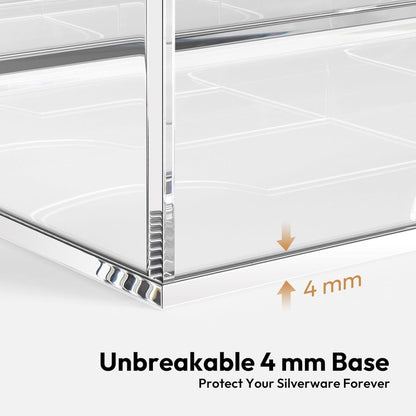 Clear Acrylic Utensil Organizer - NIUBEE