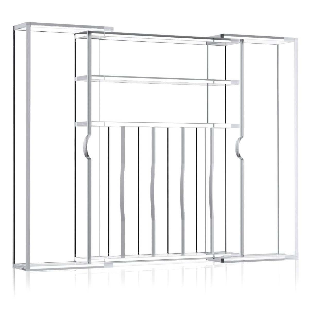 Clear Acrylic Utensil Organizer - NIUBEE