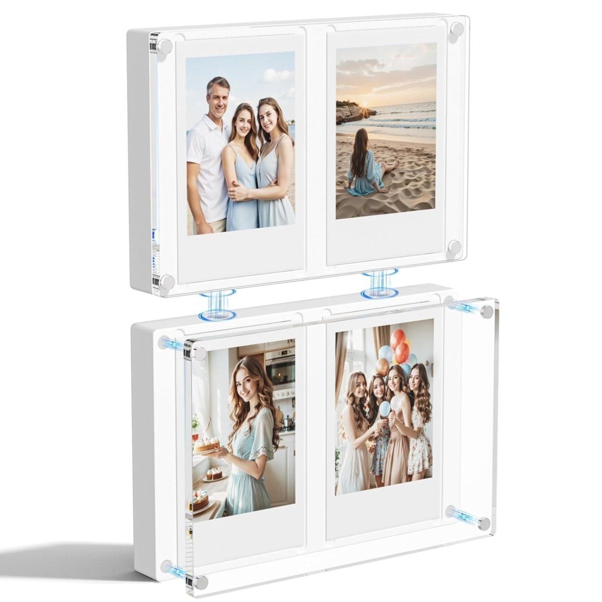 Double Magnetic Modular Frame Fits Instax Mini, 2 - Pack - NIUBEE