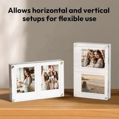Double Magnetic Modular Frame Fits Instax Mini, 2 - Pack - NIUBEE