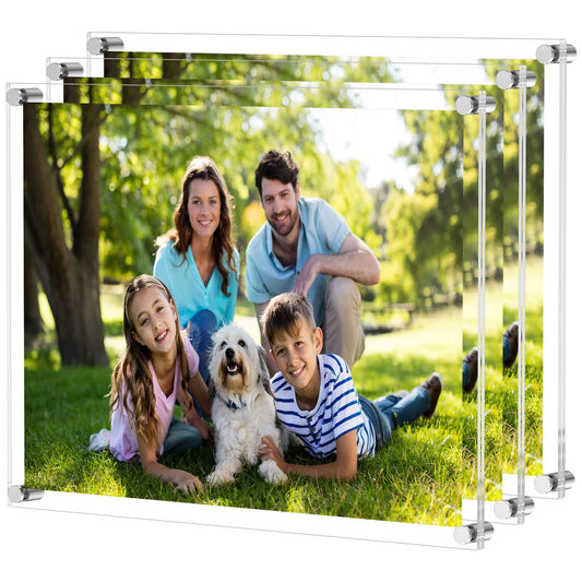 Acrylic Floating Picture Frame 8.5x11