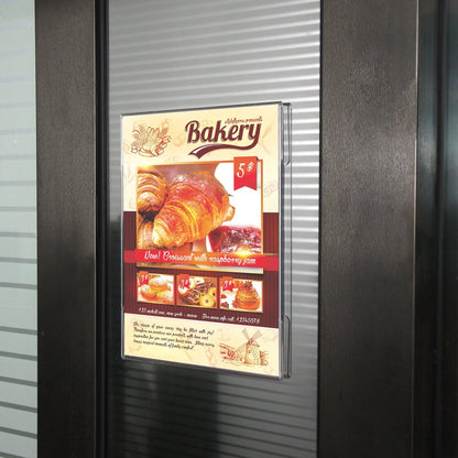 4×6" Adhesive Acrylic Sign Holder Vertical