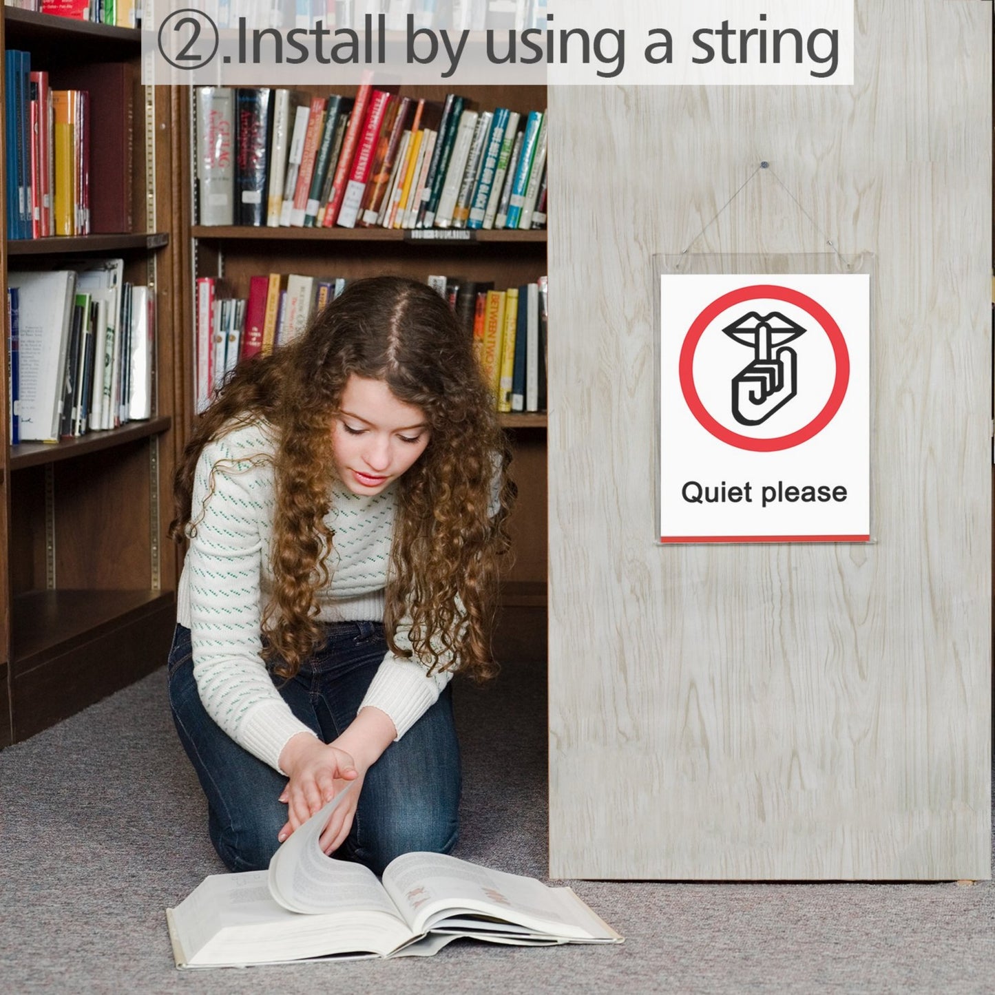 4×6" Wall-Mounted Sign Holder Vertical – 6 Pack