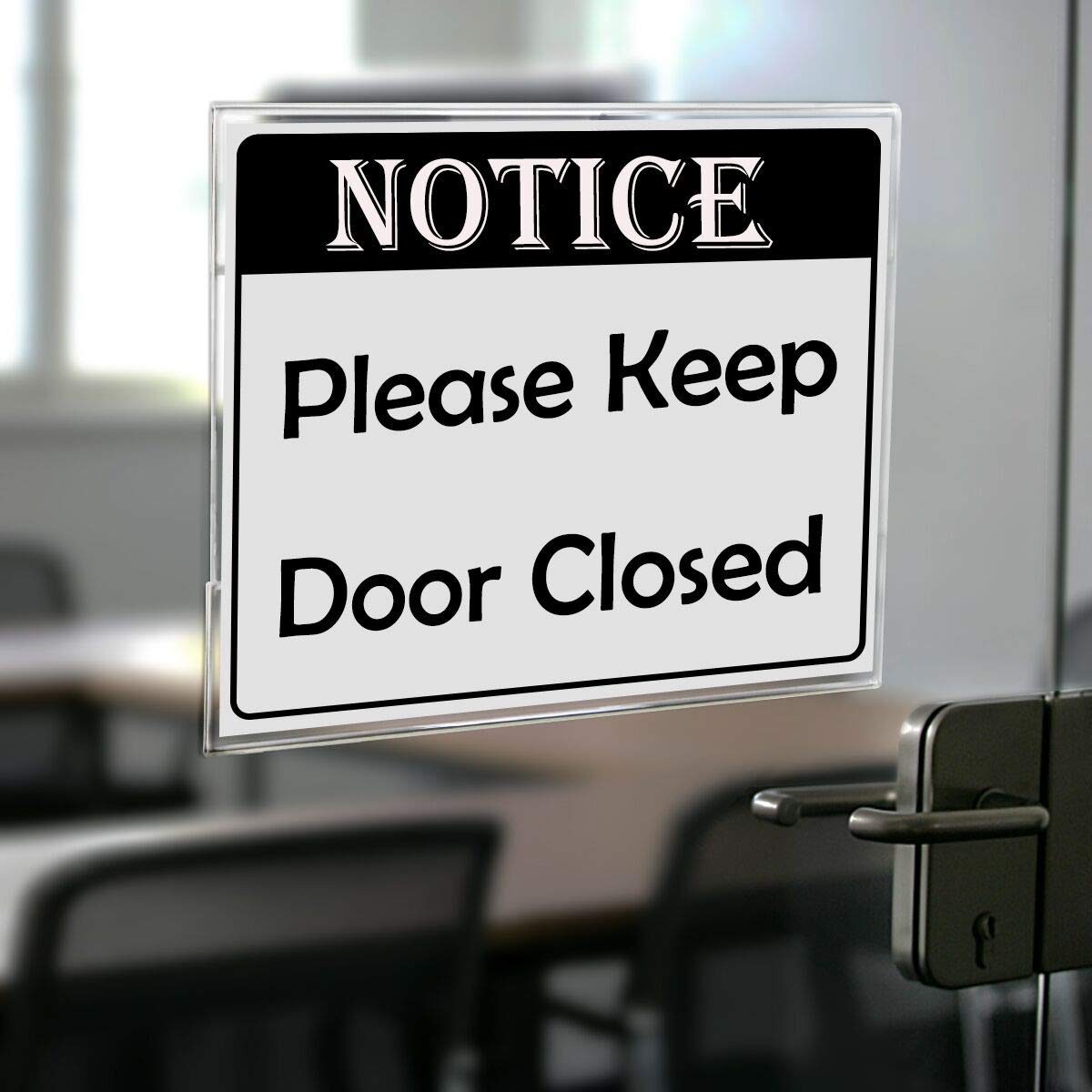 5×7" Adhesive Acrylic Sign Holder Horizontal