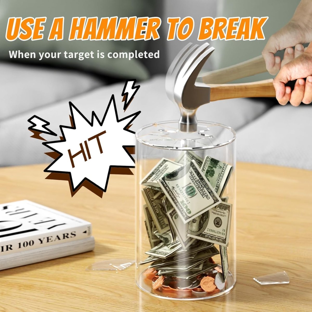 Medium Acrylic Money Bank - NIUBEE